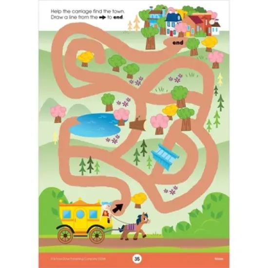 School Zone Mazes Workbook - (Paperback) image {5}