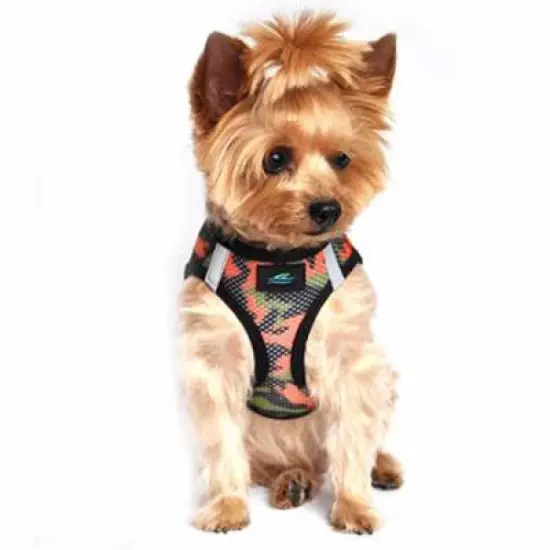 Doggie Design American River Dog Harness Camouflage Collection-Orange image {2}