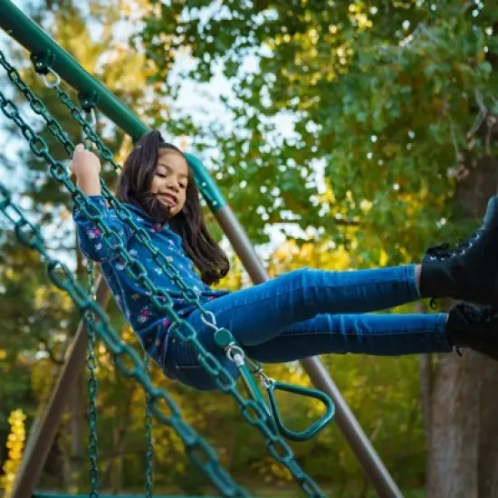 Lifetime Playset 10' Swing Set - Earthtone image {13}