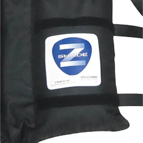 Z-Shade 4 Instant Outdoor Canopy Tent Shelter Wrap Around Leg Weight Bags with Hook and Loop Straps for Securing Down Tents, Black image {4}