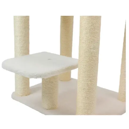 Armarkat B6203 Classic Real Wood Cat Tree, Jackson Galaxy Approved, Five Levels With Condo and Two Perches image {8}