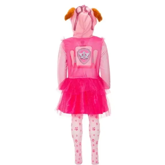 Nickelodeon Paw Patrol Skye Everest Girls Cosplay Tulle Costume Dress and Tights Infant to Little Kid image {4}
