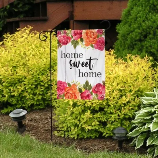 Briarwood Lane Spring Garden Flag 12x18 For Outdoor Farmhouse Home Sweet Home Floral For Spring Garden Flag Flags For Outside image {3}