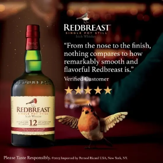 Redbreast 12yr Whiskey - 750ml Bottle image {2}