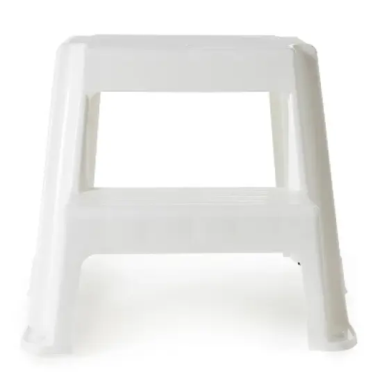 Gracious Living 2 Step Stool w/ Non Slip Feet, Holds Up to 300 Pounds image {1}