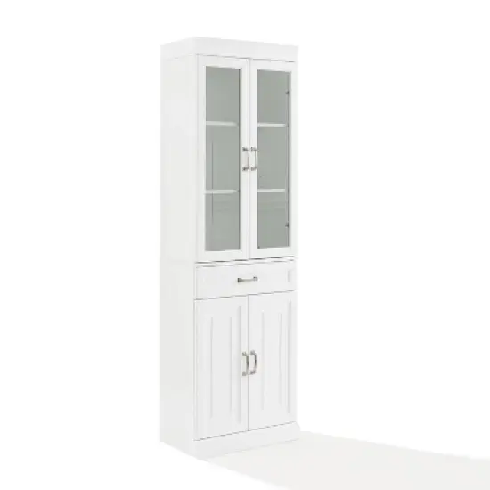 Crosley 78" Stanton Glass Door Kitchen Storage Pantry Cabinet image {13}