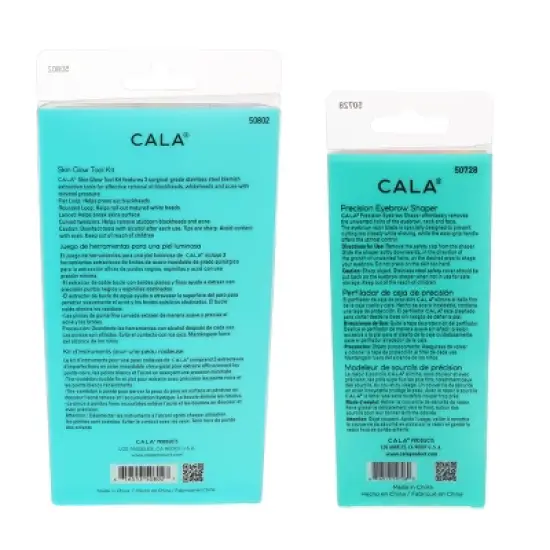 CALA Precision Eyebrow Shaper 3 pc & Skin Glow Tool Kit 3 ct Combo Pack image {3}