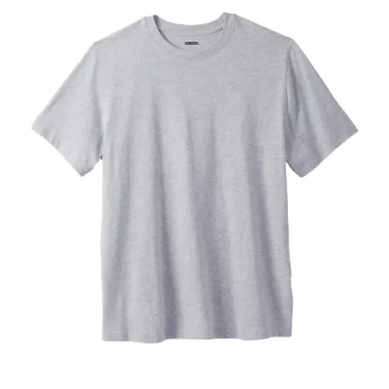KingSize Men's Big & Tall Shrink-Less&trade; Lightweight Crewneck T-Shirt image {1}