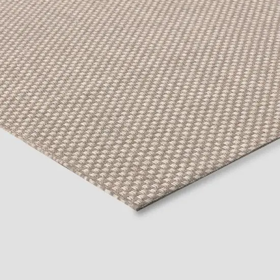 7' x 10' Basketweave Outdoor Rug Oatmeal - Smith & Hawken&trade; image {1}