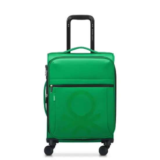 United Colors of Benetton x DELSEY PARIS Carry On Color Block 19" Softside Spinner Suitcase image {10}