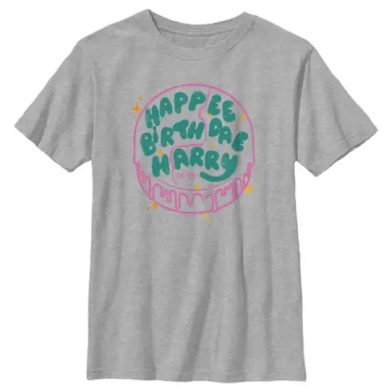 Boy's Harry Potter Happee Birthdae Cake T-Shirt image {4}