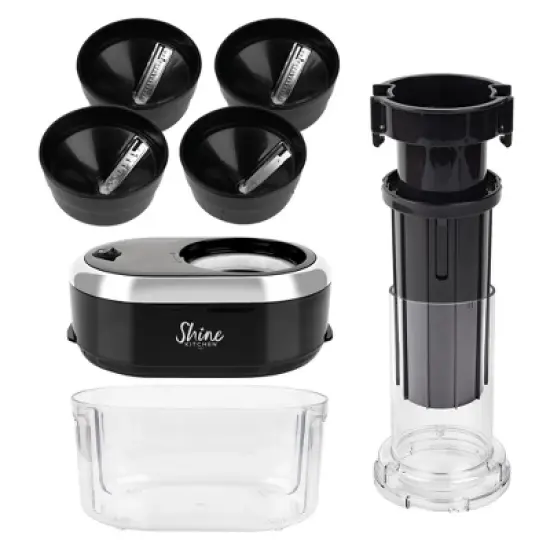 Shine Kitchen Co. Electric Spiralizer &ndash; Black image {6}