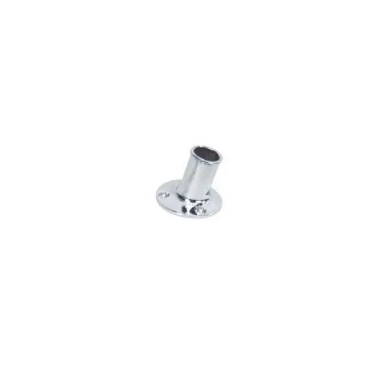 Whitecap Chrome-Plated Brass Flag Pole Socket, 3/4" Dia., 2" Flange, Model S5001C, Boat Equipment. image {3}