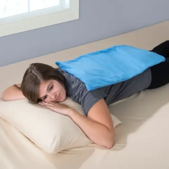 XL Heat Pad Blanket- Electric Moist/Dry Heating Mat with 9 foot AC Power Cable and 4 Remote Controlled Temperature Settings by Fleming Supply image {1}