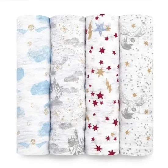 aden + anais muslin swaddle blankets - 4pk image {7}