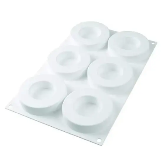 Silikomart The-Ring-65 Set of 2 Silicone Molds with 1 Plastic Cutter image {4}