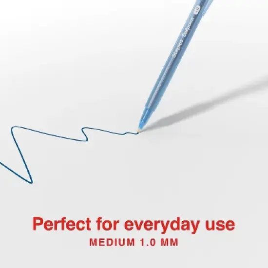 Staples Ballpoint Pen Medium Point 1.0mm Blue Ink 60/Pack (ST52863) image {3}