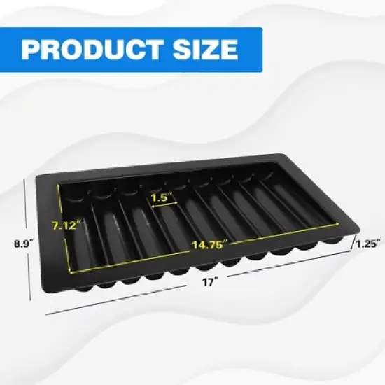 GSE Casino Poker Table Chip Tray Holder for Blackjack, and Casino Games (9 Row - Holds 450 Chips) image {1}