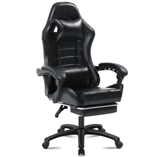 KTMBDW Gaming Chair, Computer Chair with Footrest and Lumbar Support,Height Adjustable Game Chair with 360&deg;-Swivel Seat and Headrest for Office,Gaming image {8}