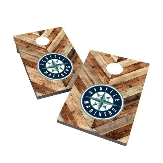 MLB Seattle Mariners 2'x3' Cornhole Bag Toss Game Set image {1}