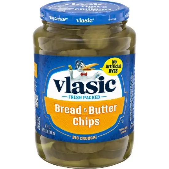 Vlasic Bread & Butter Pickle Chips - 24 fl oz image {5}