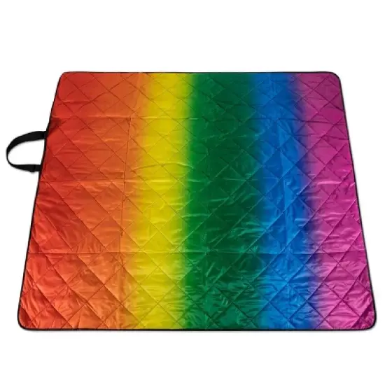 NHL Buffalo Sabres Vista Outdoor Picnic Blanket & Tote - Rainbow/Black image {4}