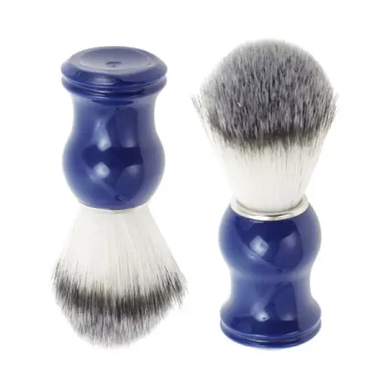 Unique Bargains Durable Shaving Brush 4.45"x1.5" Blue 1 Pc image {3}