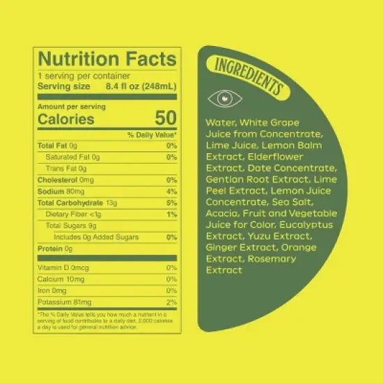 Ghia Non-Alcoholic Le Spritz Lime & Salt - 4pk/8.4 fl oz Cans image {5}