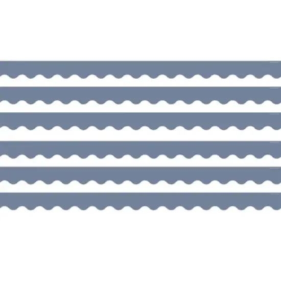 Teacher Created Resources&reg; Aegean Blue Scalloped Border Trim, 35 Feet Per Pack, 6 Packs image {3}