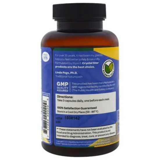 Crystal Star Fat & Sugar Detox (60 Capsules) &ndash; Herbal Diet Cleanse & Metabolism Boost Supplement to Help Release Fat & Curb Appetite - Green Tea image {2}