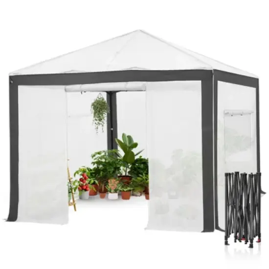EAGLE PEAK 10x10 Portable Walk in Greenhouse image {8}