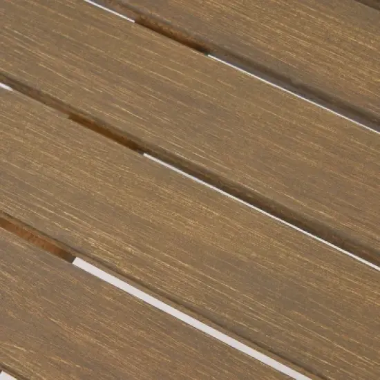 Arcadia 2pc Acacia Wood Rocking Chair and Side Table Set  Gray - Christopher Knight Home image {5}