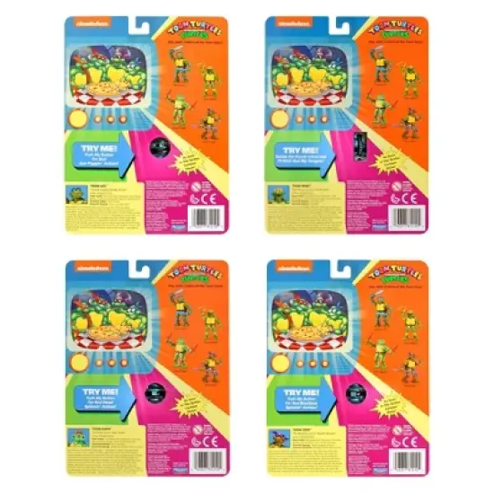 Teenage Mutant Ninja Turtles 4pk Cartoon Action Figures image {3}