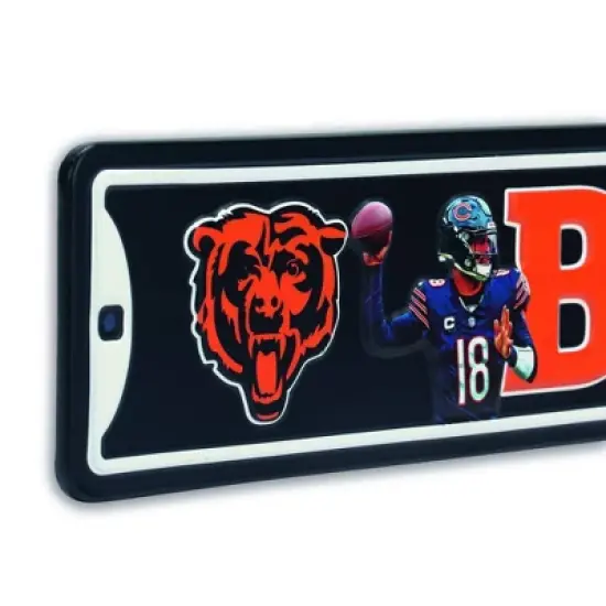 NFL Chicago Bears Metal Wall Sign image {3}