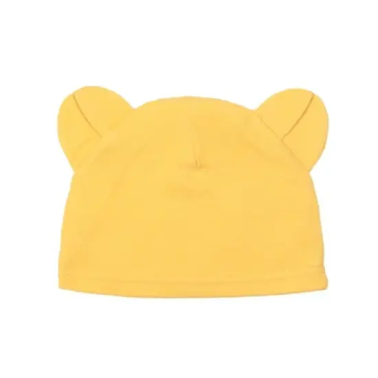 Disney Winnie the Pooh Baby Bodysuit Pants Bib and Hat 4 Piece Outfit Set Newborn to Infant image {3}