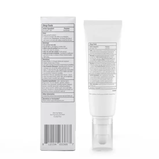 Native Unscented Mineral Face Lotion - SPF 30 - 1.7 fl oz image {7}