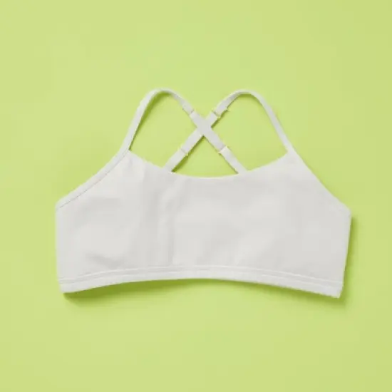 Yellowberry Girls' Ultimate Full Coverage Cotton First Bra with Convertible and Adjustable Straps image {7}