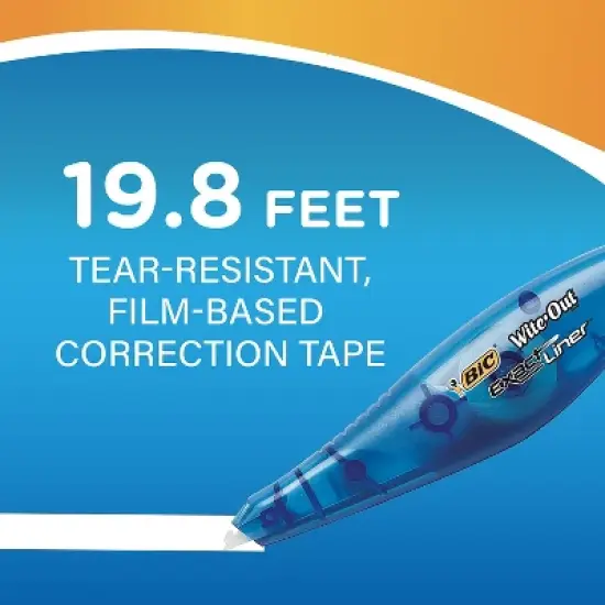 BIC Wite-Out Exact Liner Correction Tape 4/Pk (WOELP418) 502850 image {2}