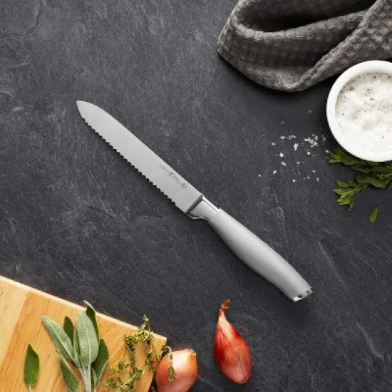 Henckels Modernist 5-inch Serrated Utility Knife image {1}