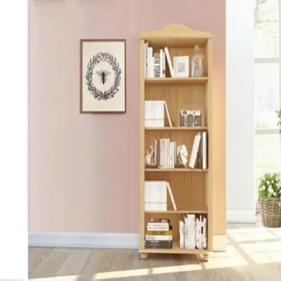 RealRooms Chester 5 Shelf Open Bookcase image {1}