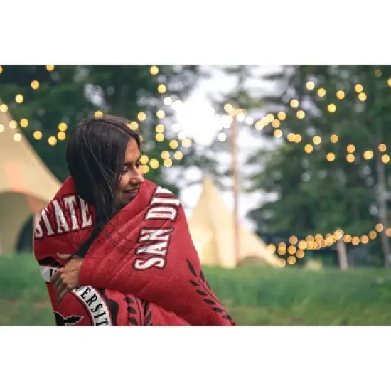 NCAA San Diego State Aztecs Crest Ultra Soft Blanket image {1}