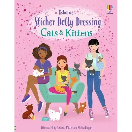 Sticker Dolly Dressing Cats and Kittens - by  Lucy Bowman (Paperback) image {1}