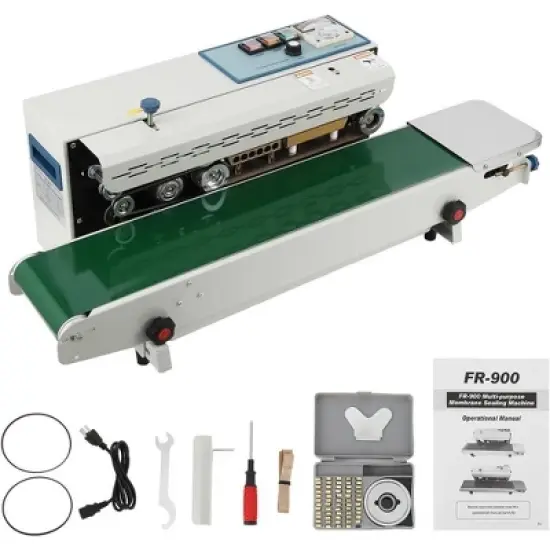 Automatic Horizontal Continuous Band Sealing Machine PVC Plastic Bag Sealer Tool image {7}