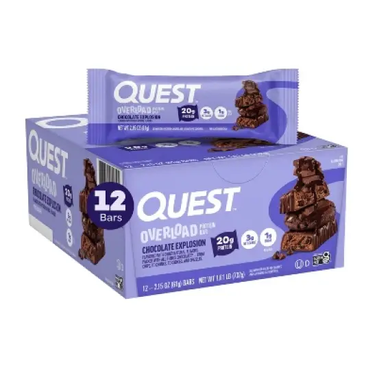 Quest Nutrition Overload Protein Bar - Chocolate Explosion image {5}