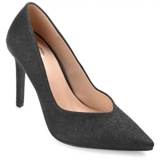 Journee Collection Womens Ninna Slip On High Stiletto Pointed Toe Pumps image {9}