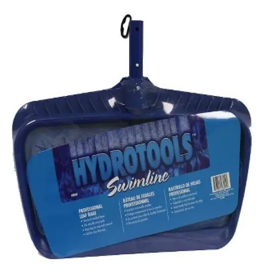 HydroTools 8040 Swimming Pool Deep Bag Leaf Rake Net w/ 4-12' Telescopic Pole image {4}