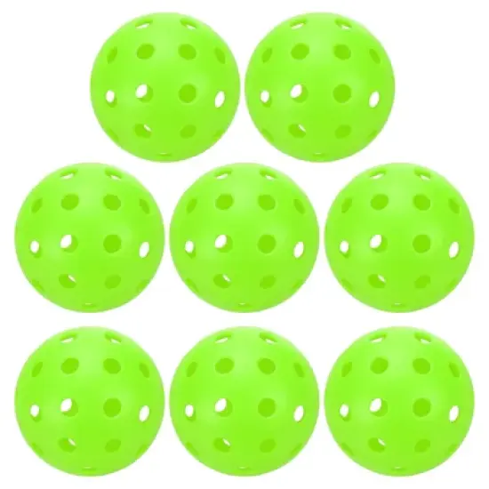 Unique Bargains 40 Holes Durable Precision Good Balance Application Pickleball Balls 8 Pcs image {5}