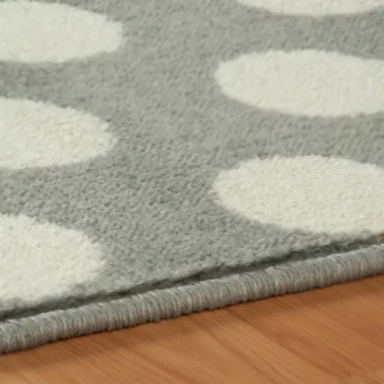 Polka Dot Abstract Modern Contemporary Transitional Eclectic Plush Ultra-Soft High-Traffic Long-Lasting Indoor Area Rug by Blue Nile Mills image {2}