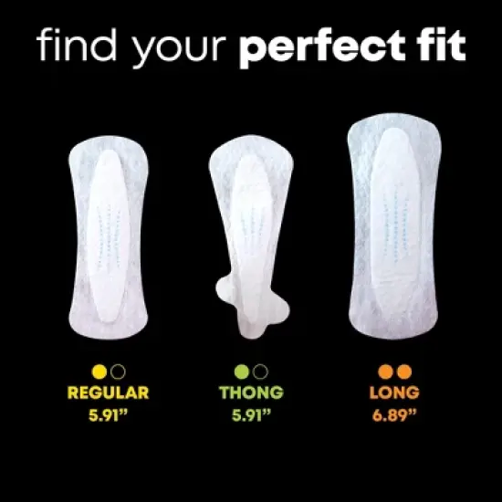 U by Kotex Balance Daily Wrapped Thong Panty Liners - Light Absorbency - Regular Length - 50ct image {2}