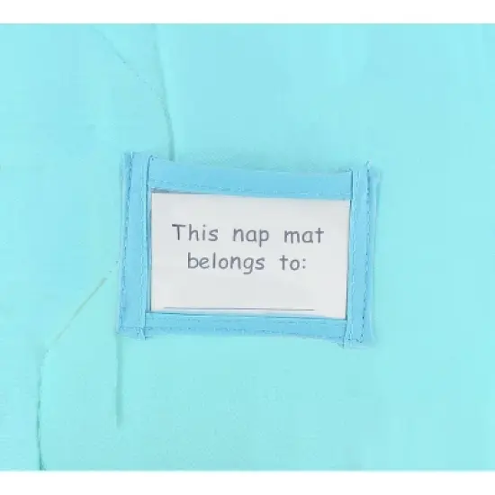 Everyday Kids Toddler Nap Mat &ndash; Underwater Mermaids &ndash; Soft Microfiber, Rollup with Handle & Pillow, for Preschool, Daycare, or Travel -Ages 2-6 years image {4}